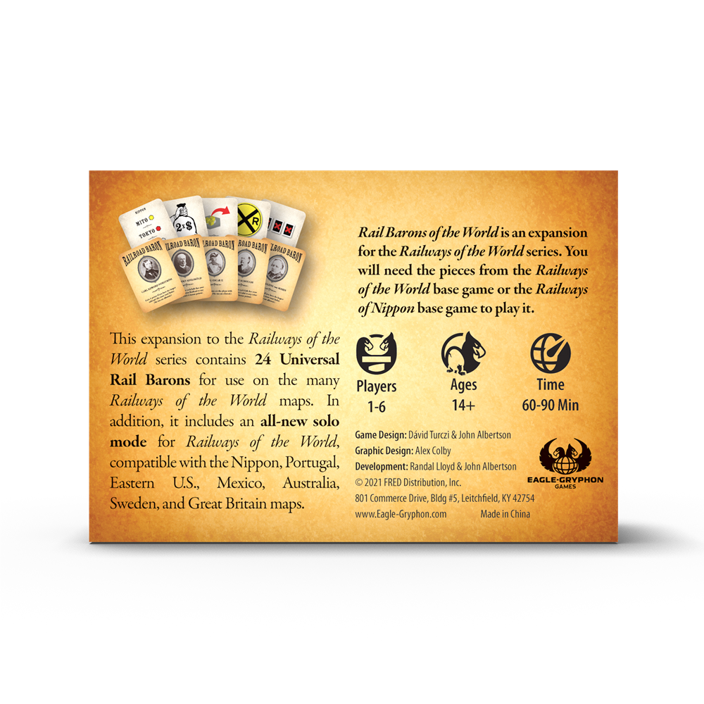 Railways of the World : Rail Barons of the World Expansion